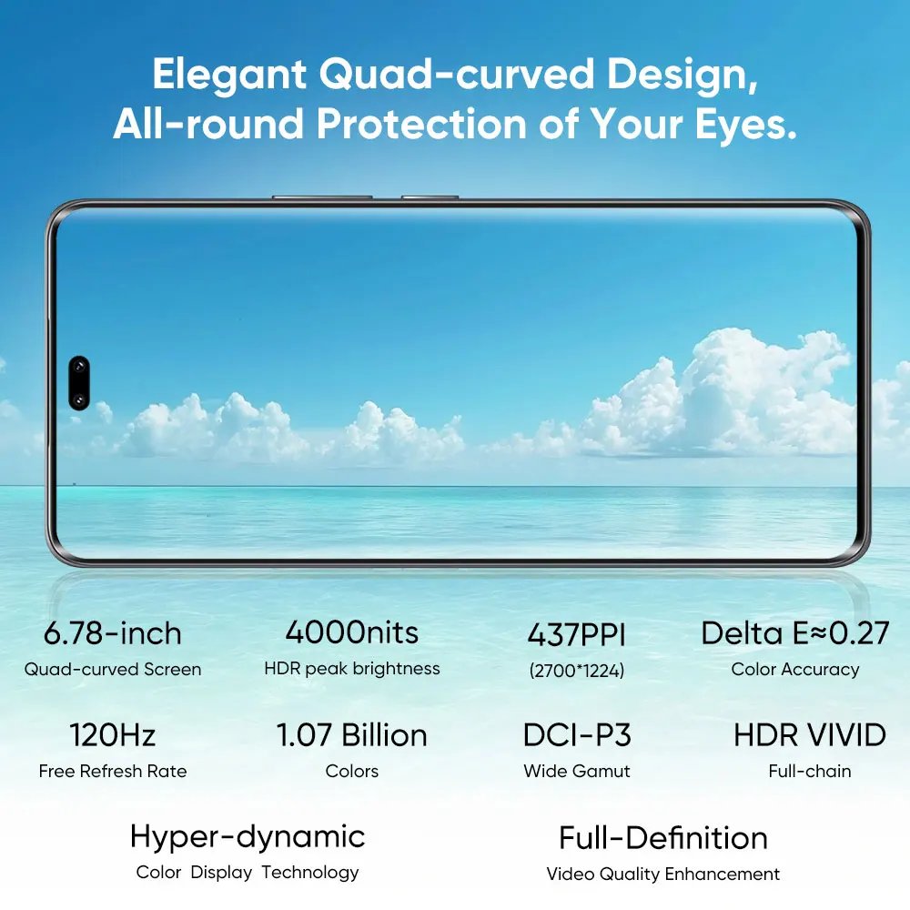 New Original Honor 200 Pro 6.78 Inches 120Hz OLED Screen Snapdragon 8s Gen 3 Battery 5200mAh NFC 5G Mobile Phone
